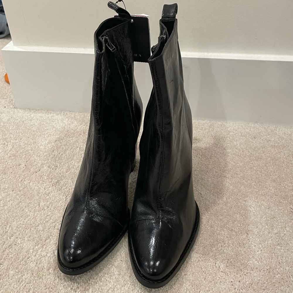 New Zara Heel Boots